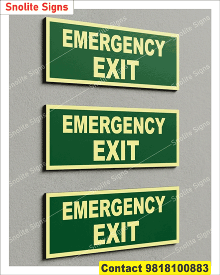 Green Emergency Exit Sign With Stairs Icon, Buy Safety Signs, Top Fire Safety Sign Manufacturers in Delhi Near Me, Glow in the Dark Emergency Exit Stairs Sign, Glow in the Dark Emergency Exit Signs for Stairwells, 