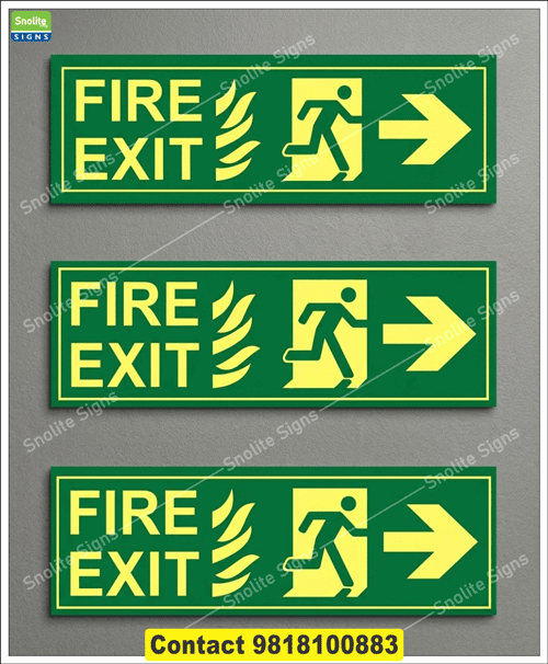 Snolite Signs Is a Trusted Supplier of Fire Safety Exit Sign Boards Across Delhi, Odisha, and Haryana, Fire Safety Signs Manufacturer Delhi in Hindi