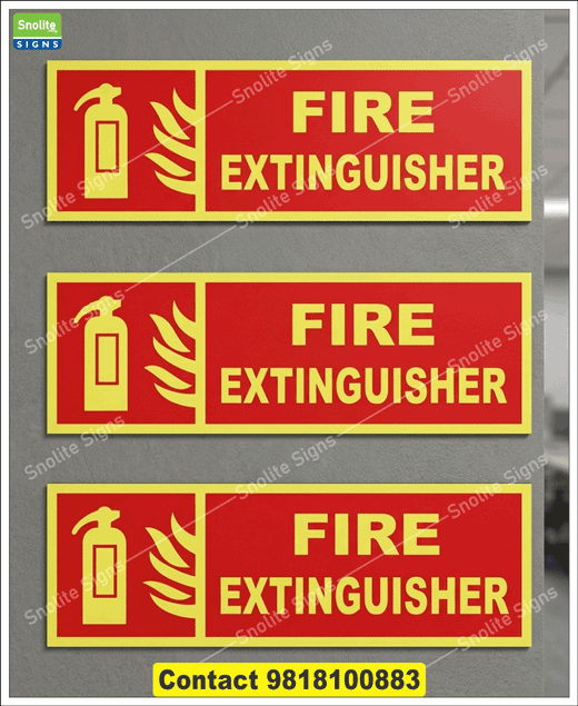 Buy Fire Extinguisher Sign Board in Delhi NCR, Fire Extinguisher Signage Near Me, Wall Mounted Fire Extinguisher Signs in Patna Bihar