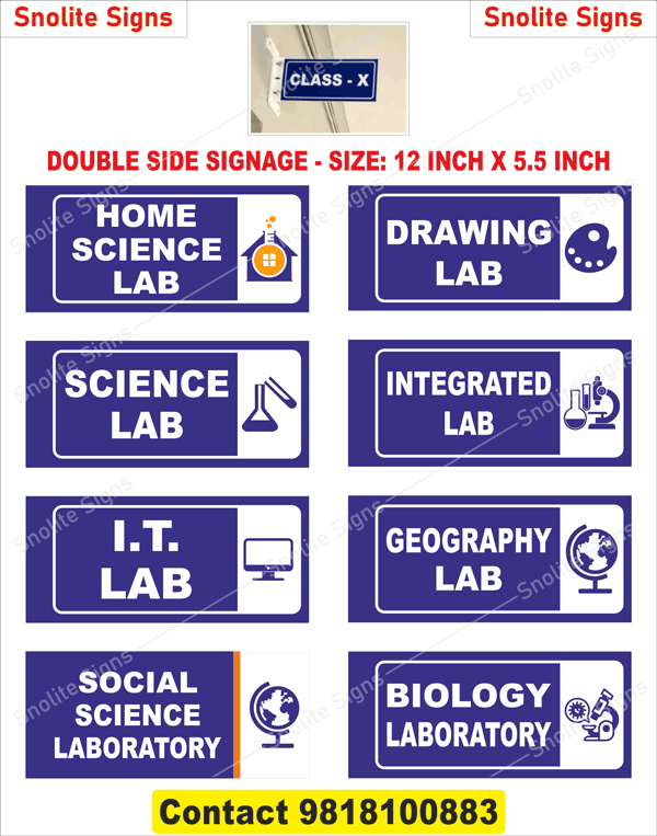 Buy Home Science Lab Sign Board for School, Free Drawing Lab Sign Design, Science Lab Sign Board, Integrated Lab Sign Board, i.t. Lab Sign Board, Geography Lab Sign Board, Social Science Laboratory Sign Board, Biology Laboratory Sign Board