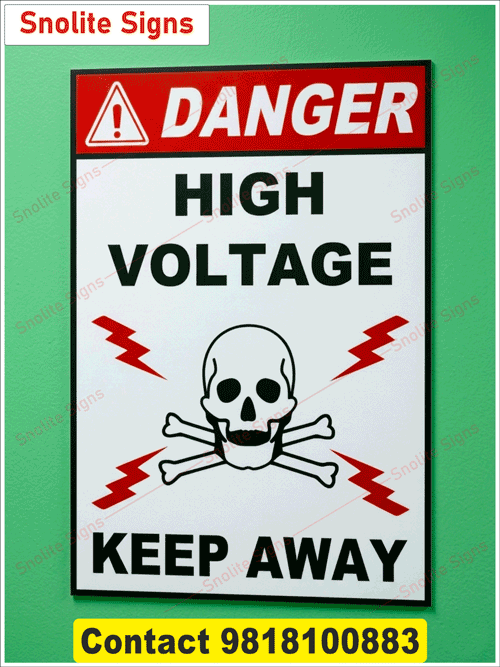 Purchase High Voltage Danger Sign, Danger High Voltage Sticker, Keep Away Hazard Sign, Skull and Crossbones Electrical Sign, Electrical Hazard Safety Poster, Printable High Voltage Warning Sign, Download or Purchase Standard Industrial Safety Signs