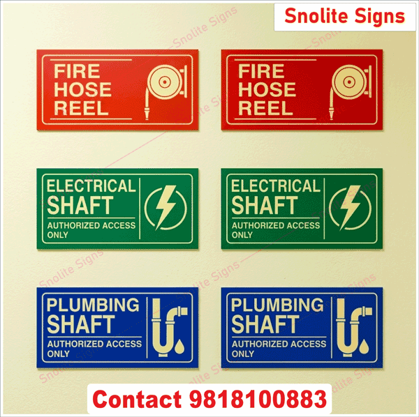 Buy School Fire Safety Signs, Purchase Electrical Shaft Signs Online, Buy Plumbing Shaft Signage for Buildings, School Utility Door Signs Purchase, Custom School Campus Signage Online, Bulk Purchase School Safety Signs
