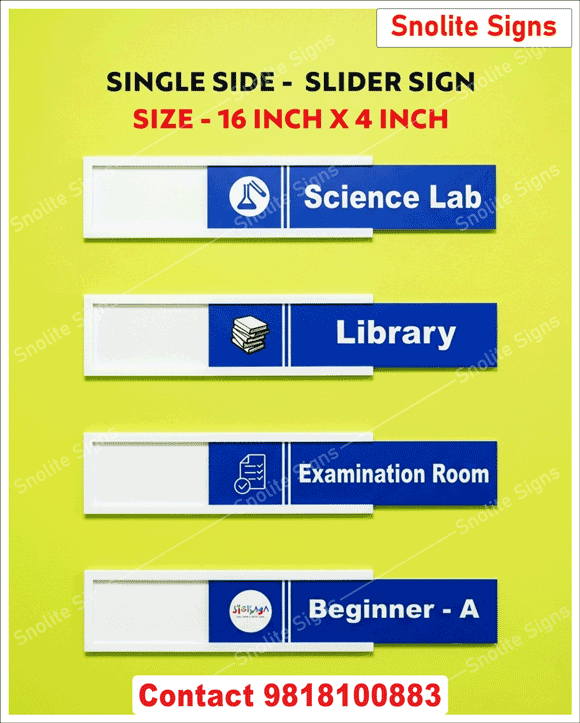 Conference Room Status Sign, Vacant Occupied Sliding Sign, in Out Sliding Name Plate, Do Not Disturb Slider Sign, Acrylic Sliding Sign Board, Metal / Aluminum Slider Signage, Custom Sliding Signboard Manufacture Near Me