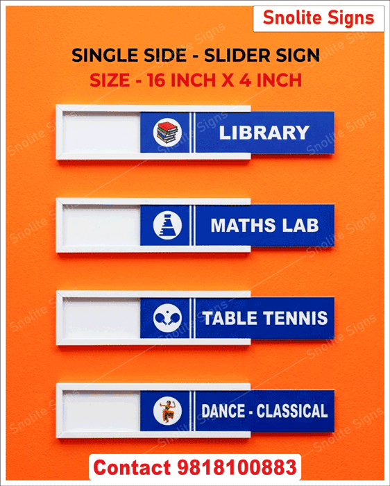Custom Slider Sign Boards | Wholesale & Bulk Orders, Shop Custom Sliding Office Signs. Easily Show if a Room Is Occupied or Vacant. Durable Materials and Clean, Professional Designs, Changeable Letter Board 