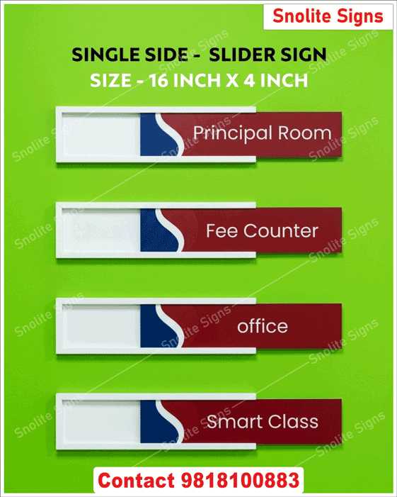Acrylic Classroom Nameplates Acrylic Classroom Sign Board Signages School Sign Board, All Classroom List in School, College, Hostel, Institute, Bulk School Signage Solutions for Cbse & Icse Schools, School Door Name Plates Manufacturer