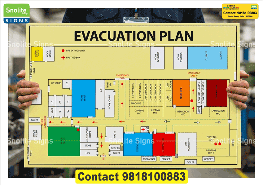 Manufacture of Workplace and Factory Fire Evacuation Plan Signage, Buy Price of School Fire Escape Plan Template, Where to Buy  Hotel Emergency Floor Plan Design