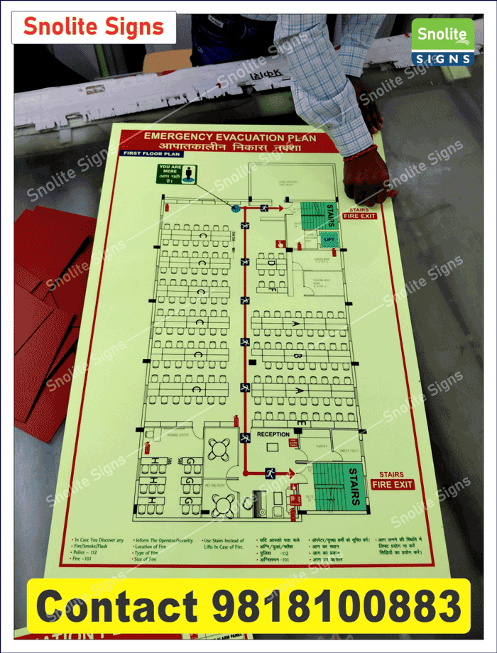 Glow in Night Emergency Evacuation Plan Suppliers & Manufacturer, Emergency Route Plan, Emergency Evacuation Diagram Board Fire Evacuation Plan, Evacuation Route Map, Fire Evacuation Route Plan